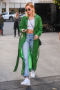 <p>Give your pigmented look an effortless, off-duty vibe by adding vintage-inspired denim staples, á la Hailey Bieber. Think tapered Mom jeans and oversized patchwork jackets. </p><p>Tip: Levi's and Beyond Retro are great places to start your hunt for plus-size and inclusive denim ranges.</p>