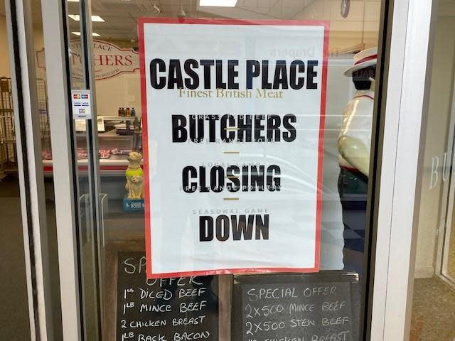 Wiltshire Times: Paul McKinley plans to close his butchers shop on Saturday. Photo: Trevor Porter 