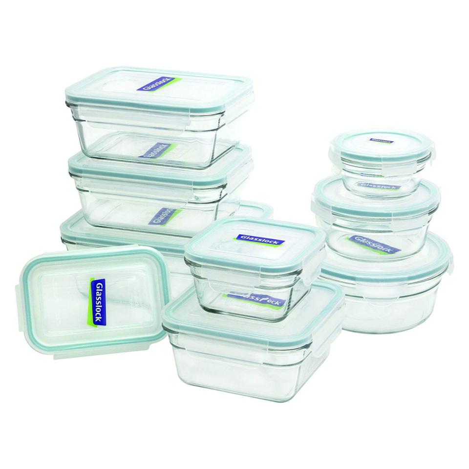 Best Overall: Glasslock 18-Piece Assorted Oven Safe Container Set