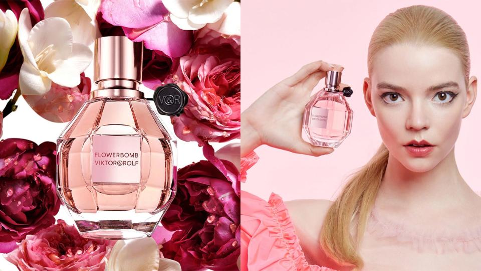 Mix flowers with vanilla to get Viktor&Rolf's Flowerbomb.