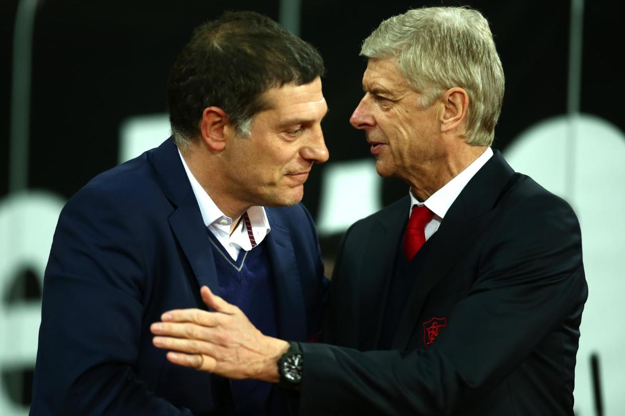 The end of an era: Slaven Bilic believes Arsene Wenger will be the last long-term manager: Getty Images