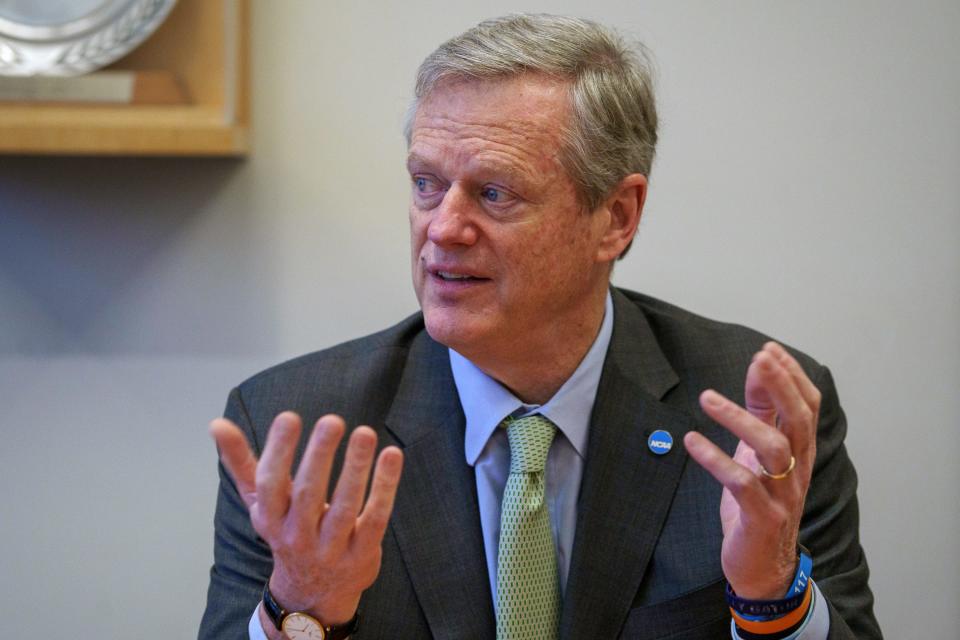 New NCAA President Charlie Baker, formerly the 72nd governor of Massachusetts, speaks Friday, March 10, 2023, with IndyStar about his new role.