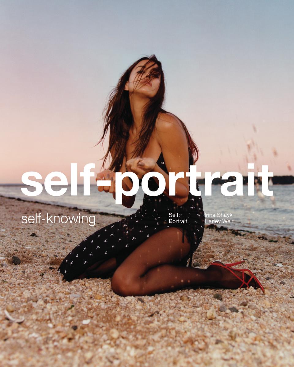 Irina Shayk stars in the Self-Portrait resort campaign.