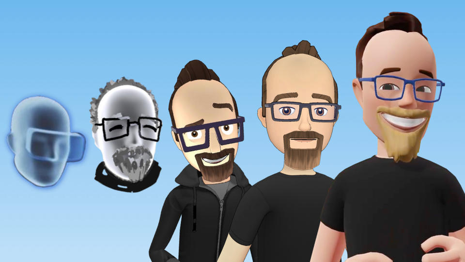 The avatars in Facebook's social VR environment, Spaces, could use some work: