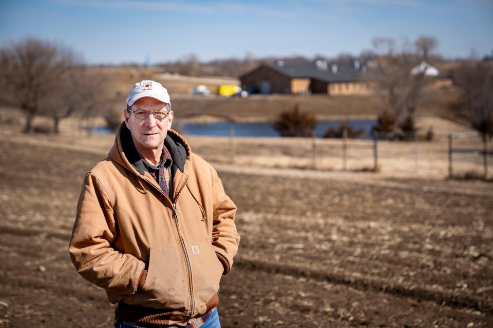 Paul Rasch at the soon-to-open Wilson's Orchard and Farm in Cumming's agrihood.