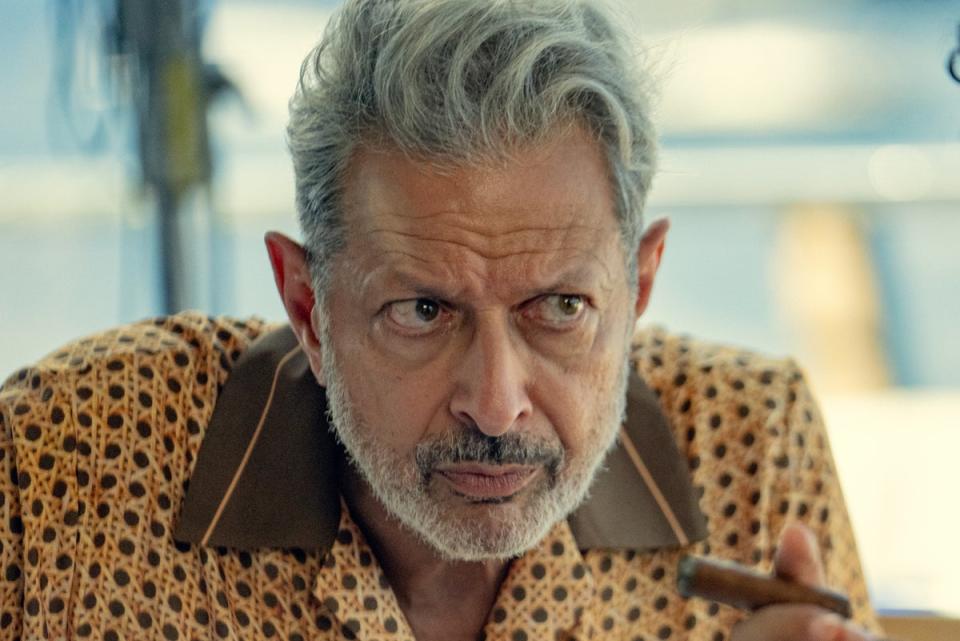 The Zeus is loose: Jeff Goldblum in ‘Kaos’ (Daniel Escale/Netflix)