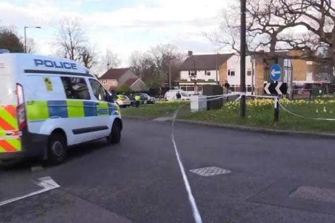 The attack happened at a bus outside a pub (London Live)