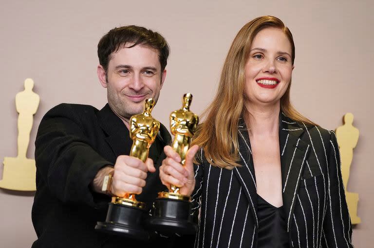 Arthur Harari y Justine Triet ganaron en Mejor guion original por Anatomía de una caída