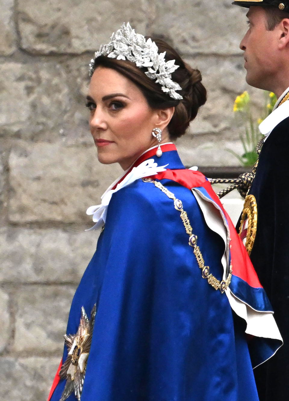 The princess wore a 'flower crown' at the Coronation