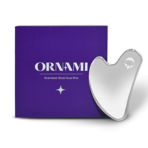 8) ORNAMI Gua Sha Stainless Steel Facial and Body Tool