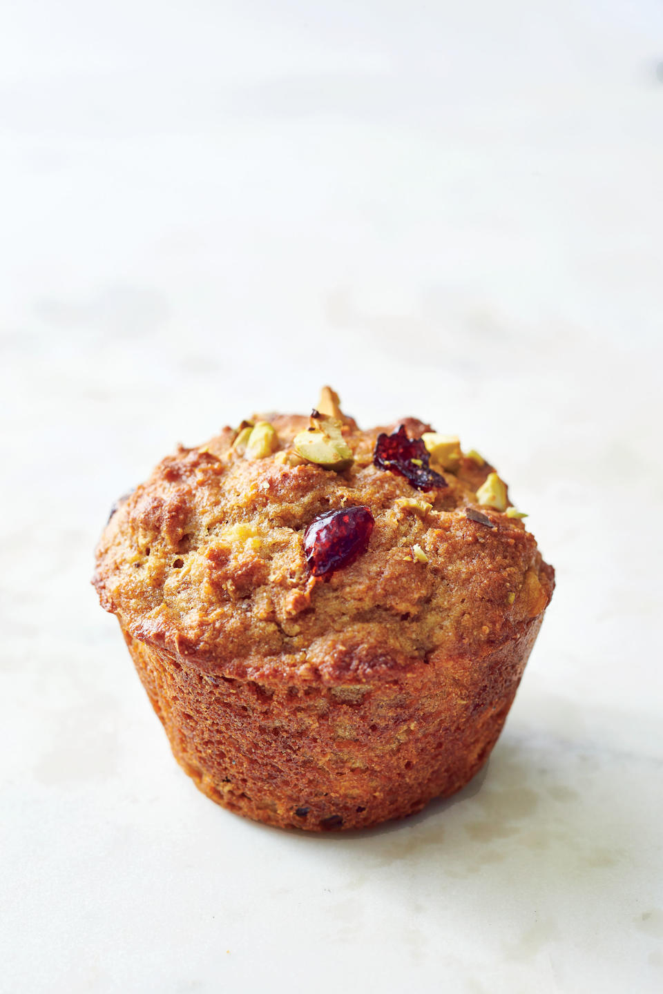 Cranberry, Orange, and Pistachio Muffins