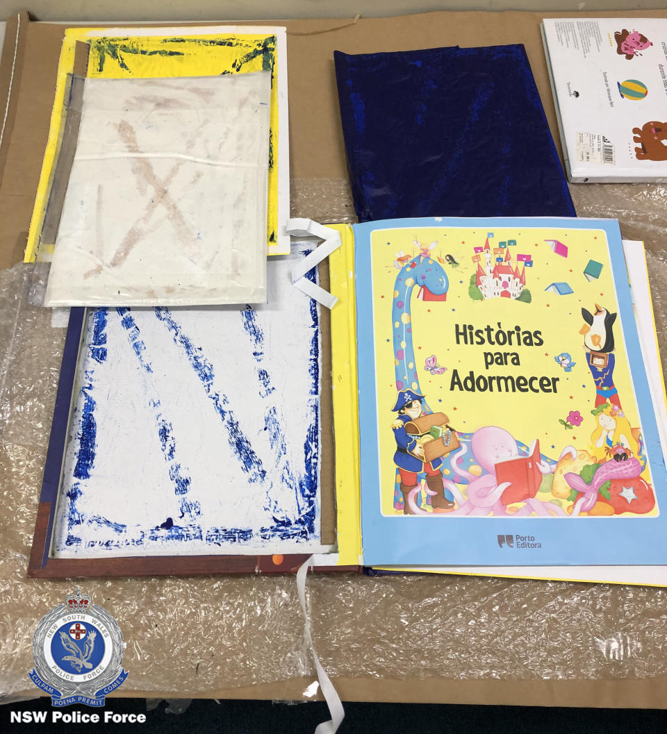 Vaucluse man charged in Sydney after cocaine found in children's books. Source: NSW Police