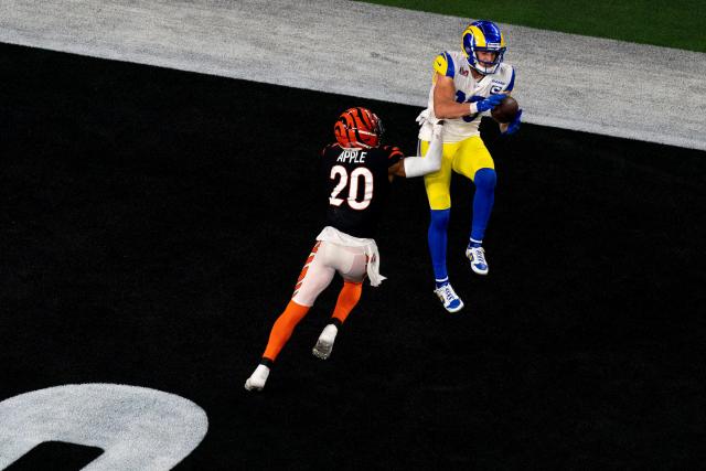 Super Bowl 2022: Rams' Cooper Kupp tries to get Bengals' Eli Apple