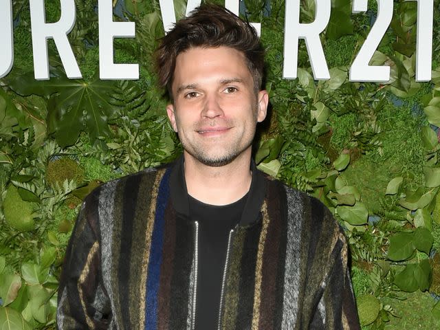 <p>Vivien Killilea/Getty</p> Tom Schwartz attends the Forever 21 holiday influencer soiree on December 07, 2023 in West Hollywood, California.