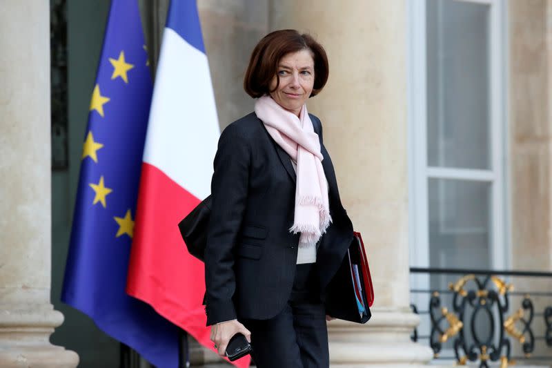 Weekly cabinet meeting at the Elysee Palace in Paris