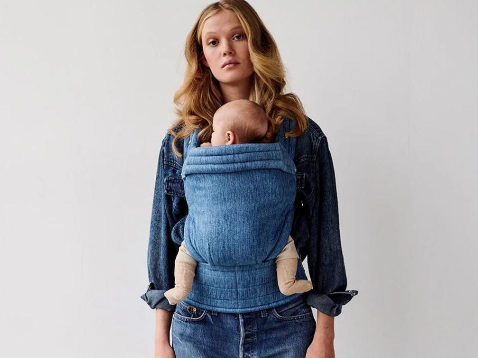 Woman with Artippope baby carrier