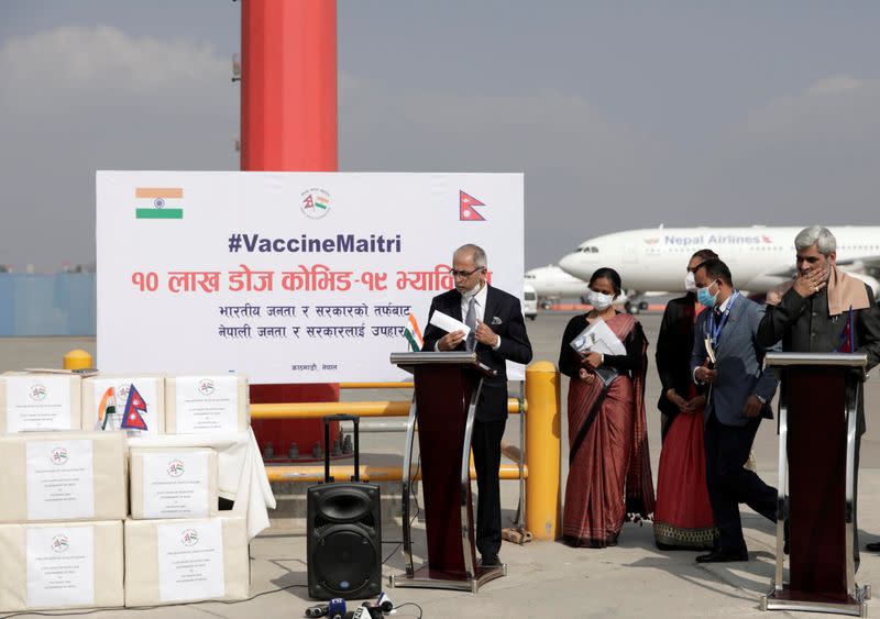 First batch of COVID-19 vaccines arrives in Kathmandu