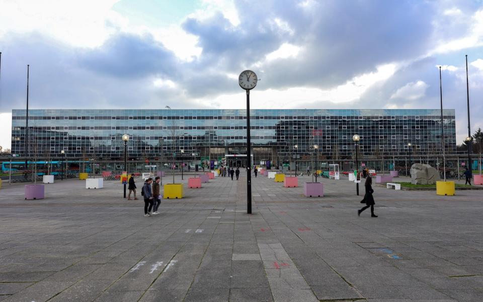 Station House seen from a distance