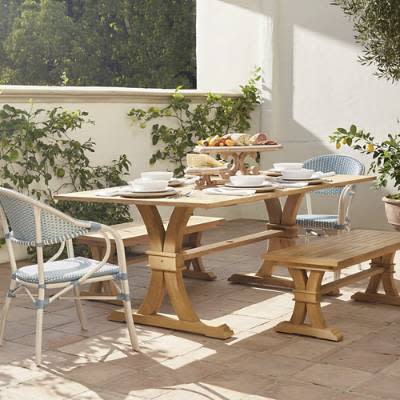 Teak Farmhouse Dining Collection