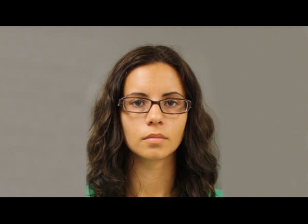 Kelly Ann Garcia, an English teacher in Texas, is accused of carrying on sexual relations with a 16-year-old female student. The Houston-area educator, who allegedly took the teen to a sex shop during their romance, faces charges of sex assault of a child and indecency with a child.