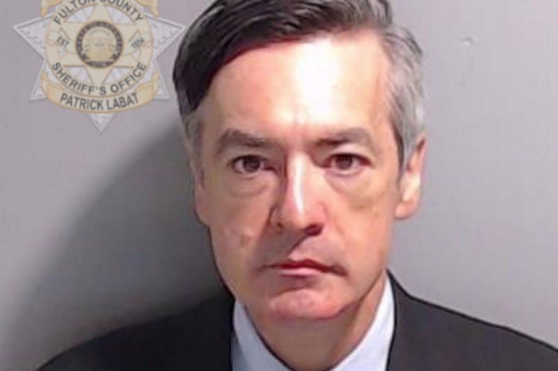 Attorney Kenneth Chesebro's trial date in the election subversion case in Fulton County, Ga., has been set for October 23. Photo courtesy of Fulton County Sheriff's Office/UPI