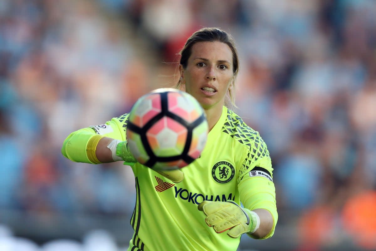 Former England keeper Carly Telford has called time on her illustrious career at the age of 35 (Martin Rickett/PA) (PA Archive)