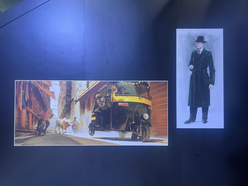 "Indiana Jones" concept art at D23 Expo.