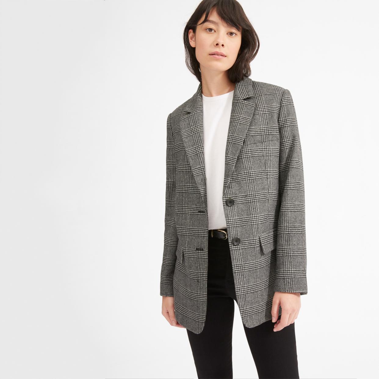 <p><a href="https://go.redirectingat.com?id=74968X1596630&url=https%3A%2F%2Fwww.everlane.com%2Fproducts%2Fwomens-wool-oversized-blazer-glenplaid&sref=https%3A%2F%2Fwww.harpersbazaar.com%2Ffashion%2Ftrends%2Fg6549%2F80s-fashion-photos%2F" rel="nofollow noopener" target="_blank" data-ylk="slk:Shop Now;elm:context_link;itc:0;sec:content-canvas" class="link rapid-noclick-resp">Shop Now</a></p><p>The Oversized Blazer</p><p>$228.00</p><p>everlane.com</p>