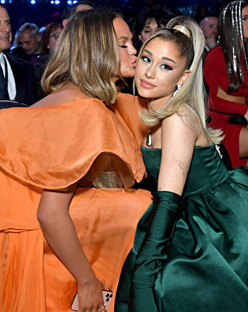 Chrissy Teigen and Ariana Grande