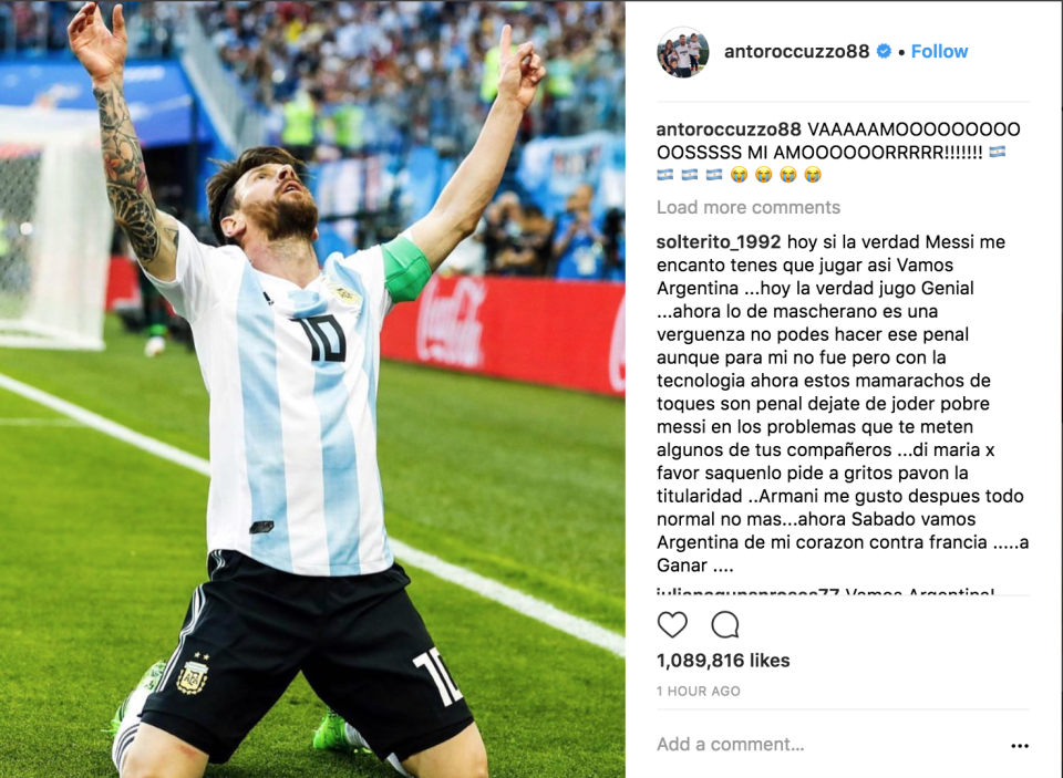 Así reaccionaron los jugadores argentinos y otras personalidades después del triunfo de la Albiceleste