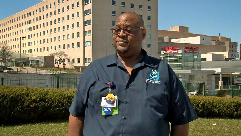 Jamelle Brown, a technician at Research Medical Hospital in Kansas City, Kan. (NBC News)