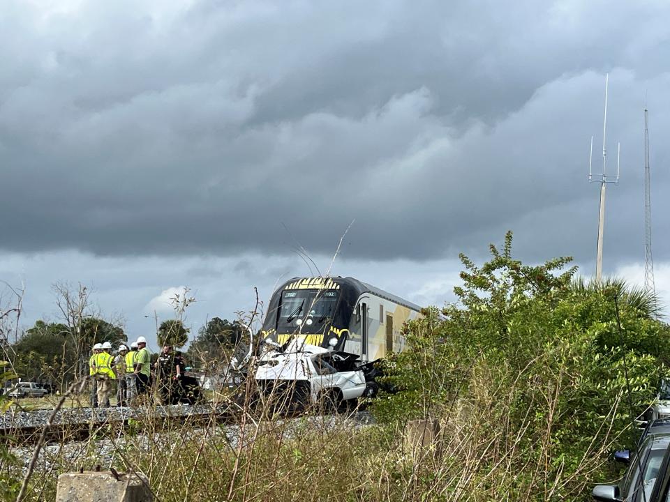 Melbourne police are looking into eyewitness accounts in Friday's fatal collision of a southbound Brightline train and an eastbound pickup truck.