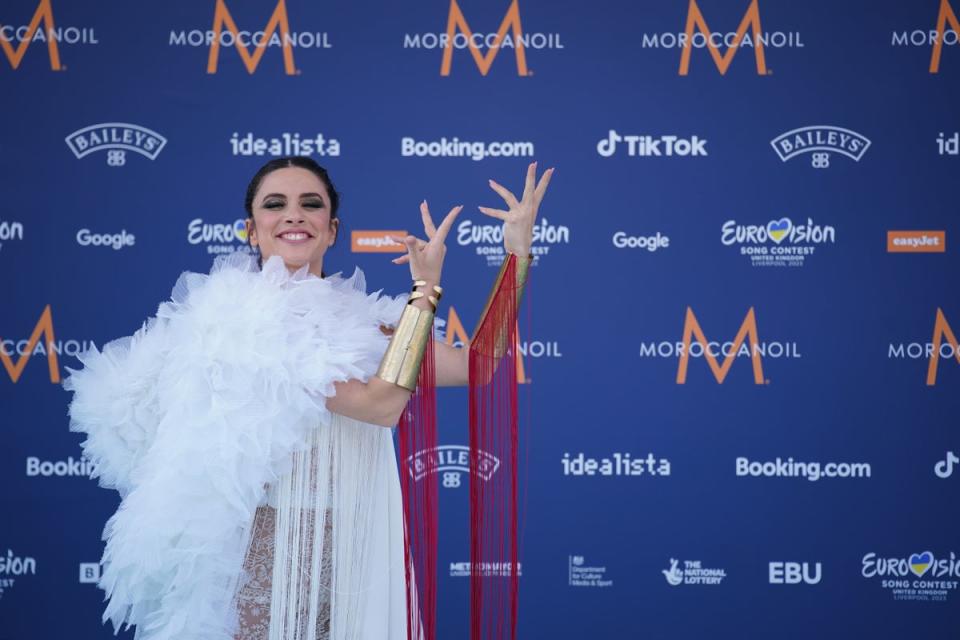 Blanca Paloma attending the National Lottery’s Big Eurovision Welcome Party at St George’s Hall, Liverpool (Peter Byrne/PA) (PA Wire)