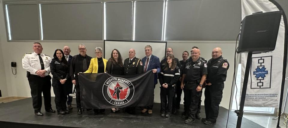 The partnership marks the first time Wounded Warriors Canada has partnered with an First Nations-run agency of first responders in Canada, and the first with a first responder service in Quebec. 