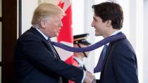 He's one of our favourite politicians for obvious reasons so we don't blame Trump for wanting to keep Canadian Prime Minister Justin Trudeau as close as he can.