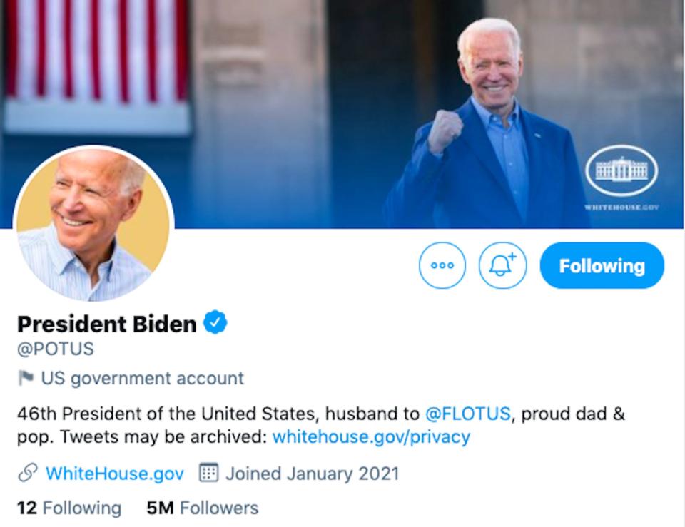 Joe Biden twitter