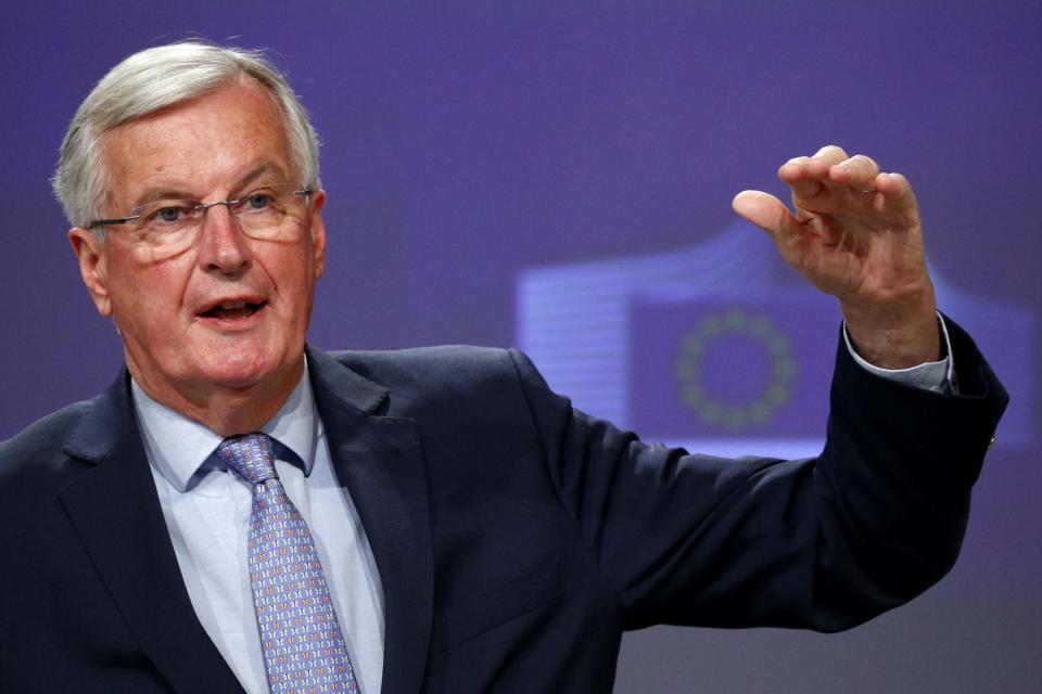 Michel Barnier said the EU continues to believe an agreement is possible (POOL/AFP via Getty Images)