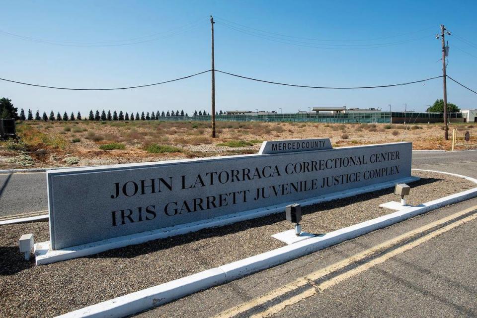 The John Latorraca Correctional Center located off of Sandy Mush Road in Merced County, Calif., on Tuesday, Sept. 19, 2023. Law enforcement and elected officials held a groundbreaking ceremony on Tuesday for a two-phase construction project to upgrade the John Latorraca Correctional Center.