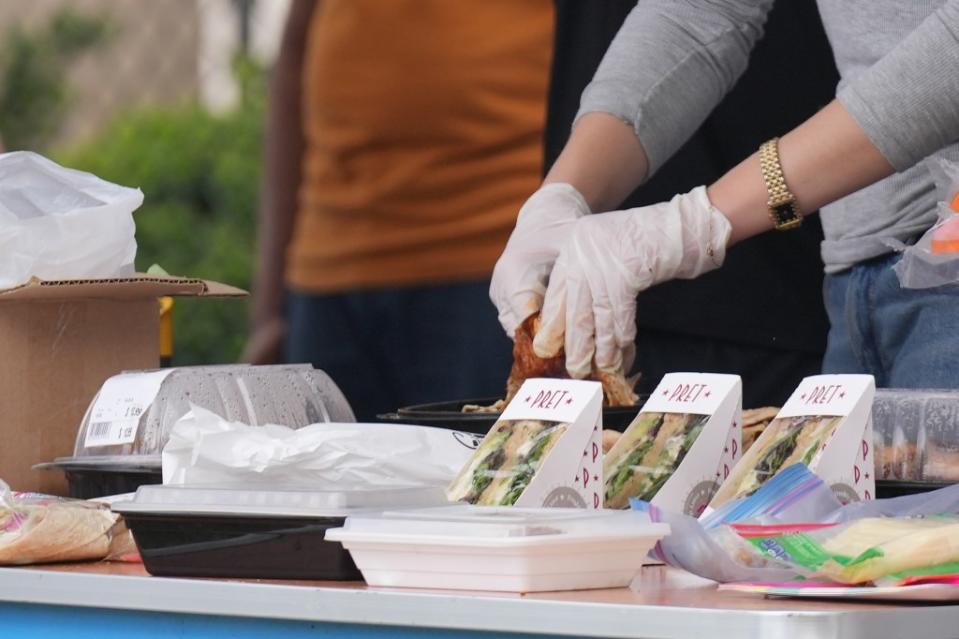 Free sandwiches from upscale takeout joint Pret a Manger are on offer at the encampment, worth up to $12, and $10 rotisserie chickens. Cash for the encampment has come from billionaire investor George Soros. NYPJ