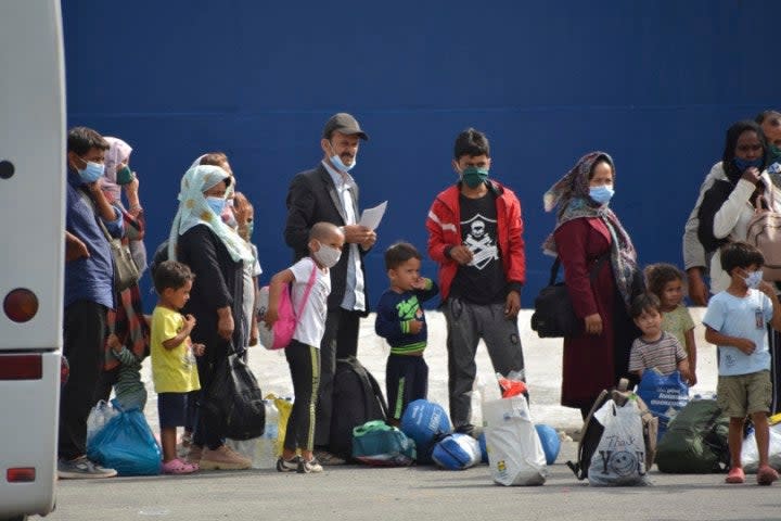 Other European countries are responding to the devastating fire at a migrant camp in Greece (AP)