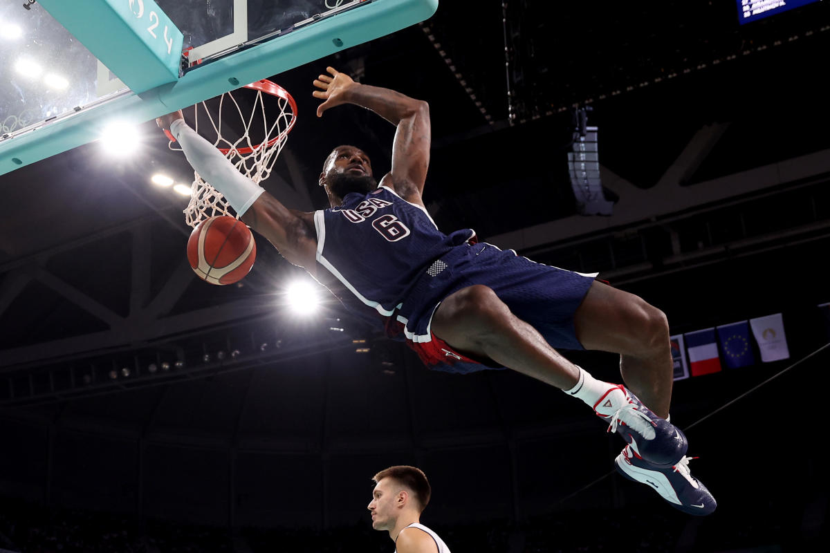 USA vs. Serbia men’s basketball: LeBron James, Kevin Durant lead Team USA to dominant win over Serbia and Nikola Jokić