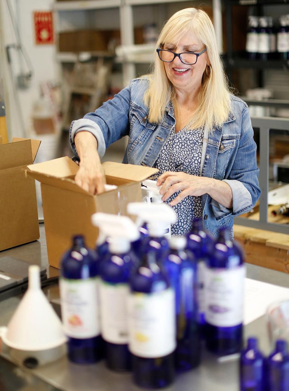 Annie's Pure & Simple, a cleaning product made by Anne Joyce, of Weymouth, uses a formula her grandmother used. Monday, June 27, 2022.