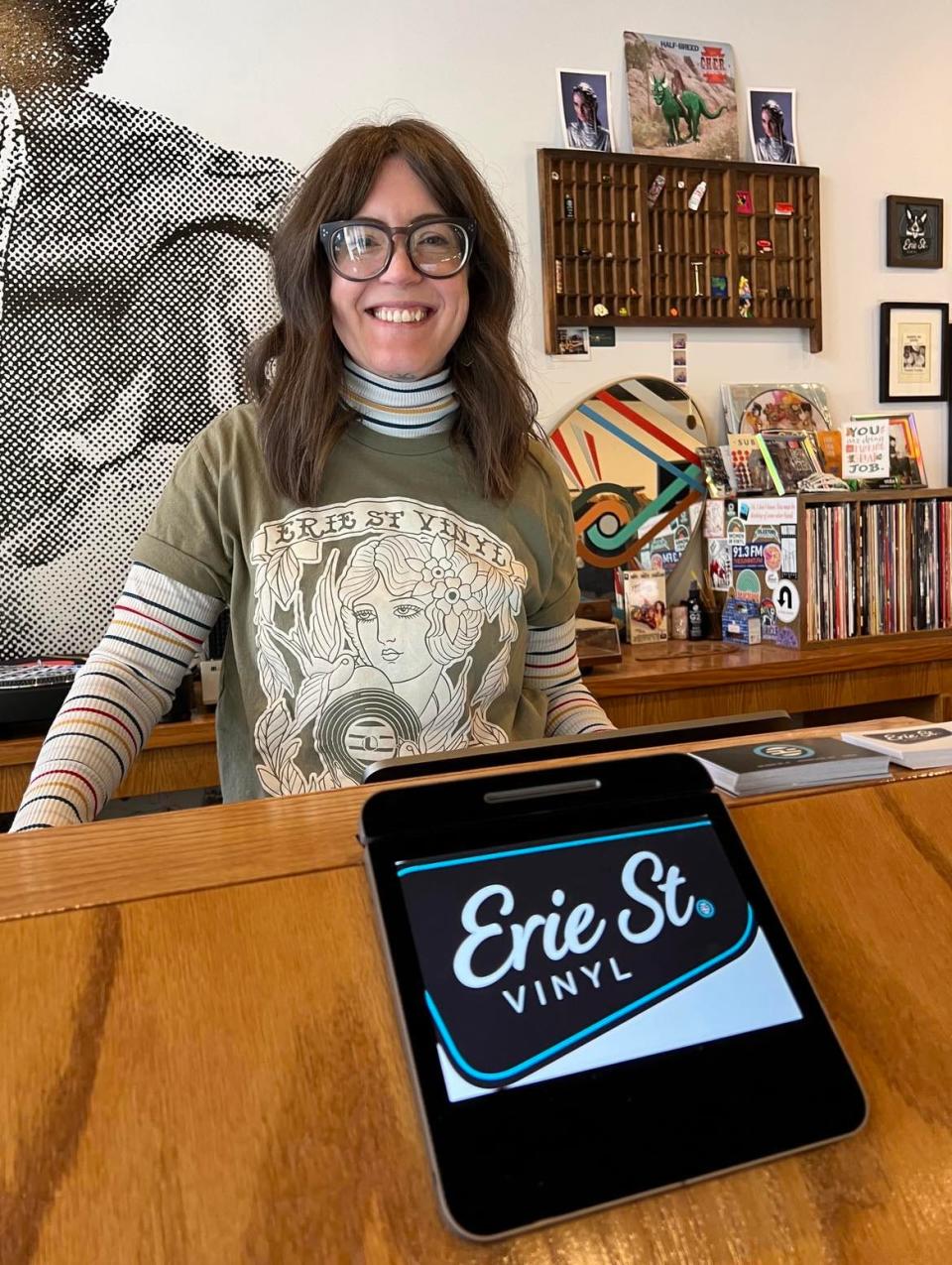 Samantha Heaton, owner of Erie St Vinyl in downtown Massillon, said vinyl records are a more engaging listening experience and throwback to a pre-digital era that many music fans find nostalgic.