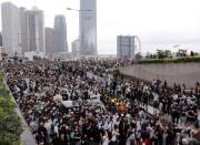 Demonstration against a proposed extradition bill in Hong Kong