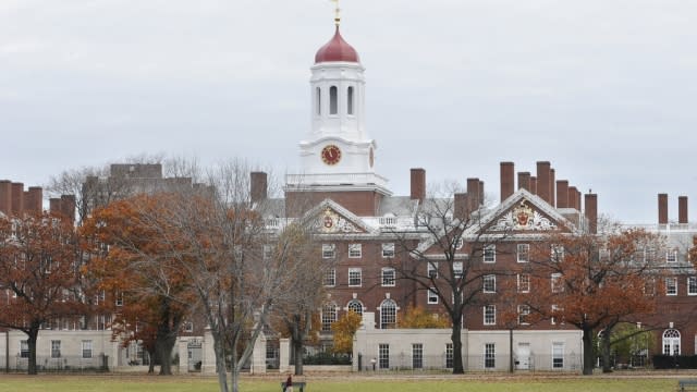 Campus of Harvard University in Cambridge, Mass.