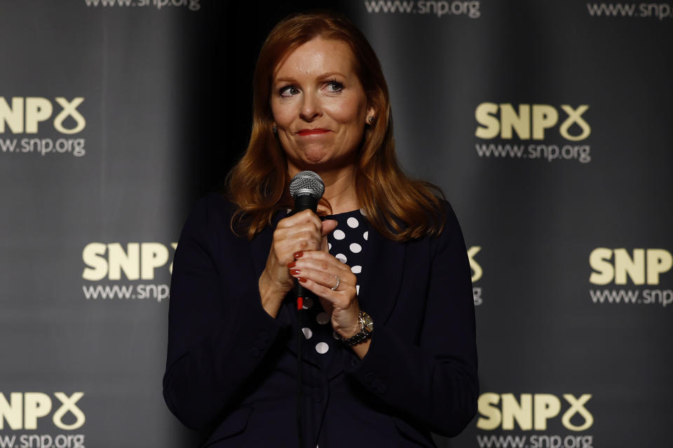 SNP leadership candidate Ash Regan has put forward what she said are ‘bold and ambitious’ plans for a state-owned energy company (Jeff J Mitchell/PA)