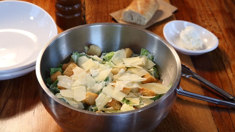 Twisted Tree Steakhouse caesar salad