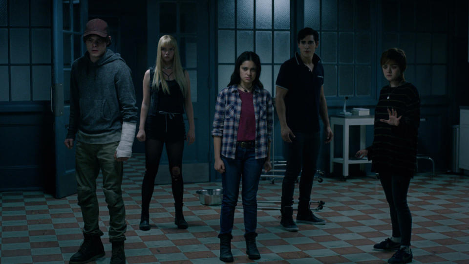 The main characters in The New Mutants.