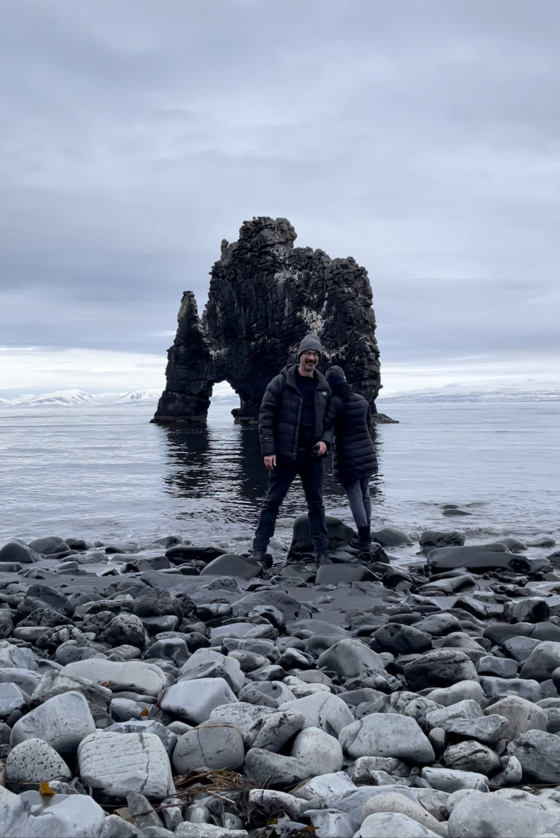 Image: Brent Ozar, an American who moved to Iceland, with his girlfriend, Erika. (Brent Ozar)