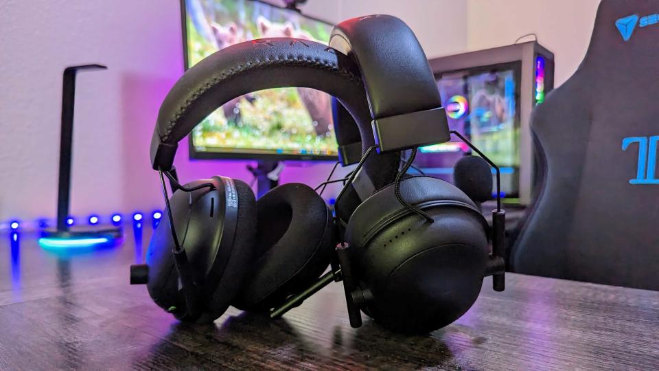 Image of the Razer BlackShark V2 HyperSpeed wireless gaming headset.